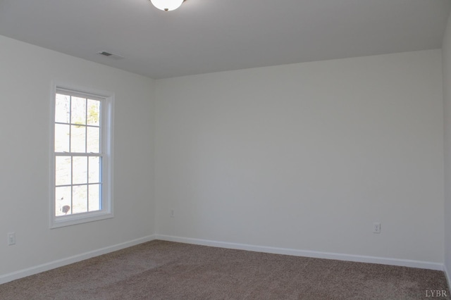 872 Two Bid Rd, Evington, VA 24550 - carpeted spare room with baseboards, visible vents, and plenty of natural light