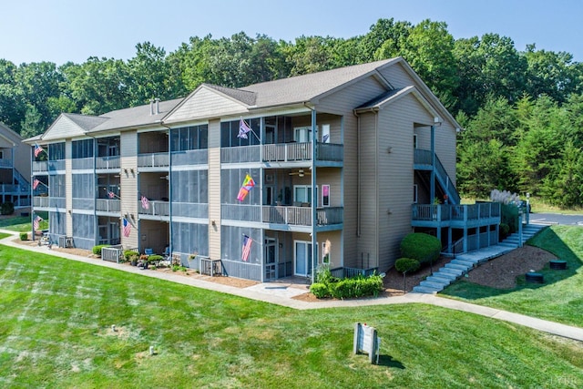 1055 Mariners Way, Huddleston, VA 24104 - view of property with stairway