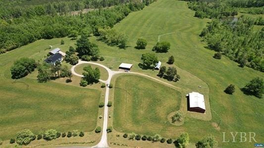 1501 Saxkey, Drakes Branch, VA 23937 - aerial overview of property's location with rural landscape