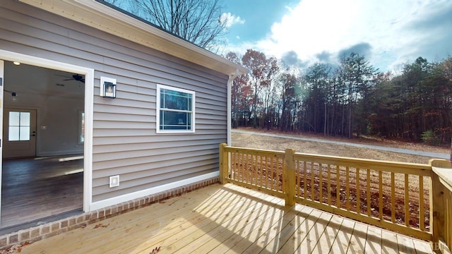 87 Greenhouse Rd, Rustburg, VA 24588 - view of wooden deck