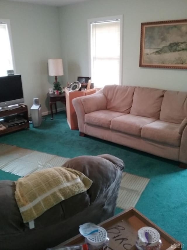 7084 Hunting Creek Rd, Nathalie, VA 24577 - view of carpeted living area
