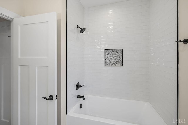 full bath with bathing tub / shower combination