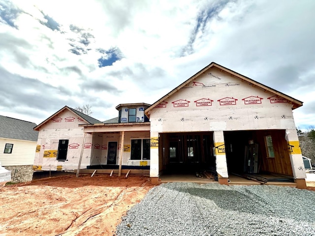 view of property under construction