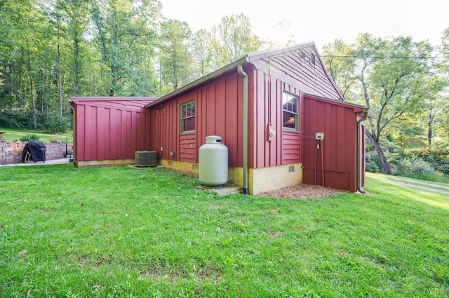 1343 Wares Gap Rd, Monroe, VA 24574 - view of outbuilding featuring central AC unit