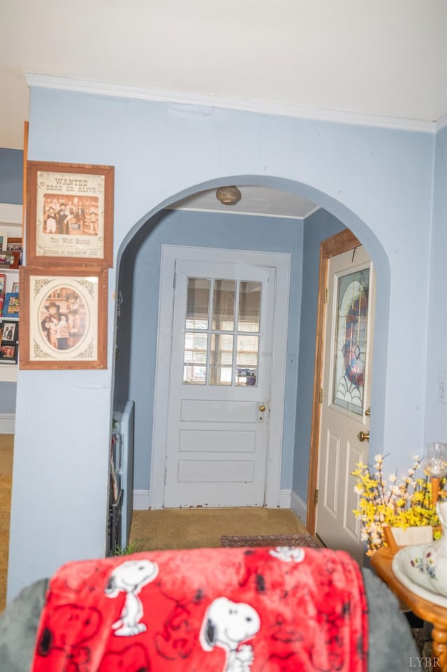 811 Broad St, Altavista, VA 24517 - interior space with ornamental molding