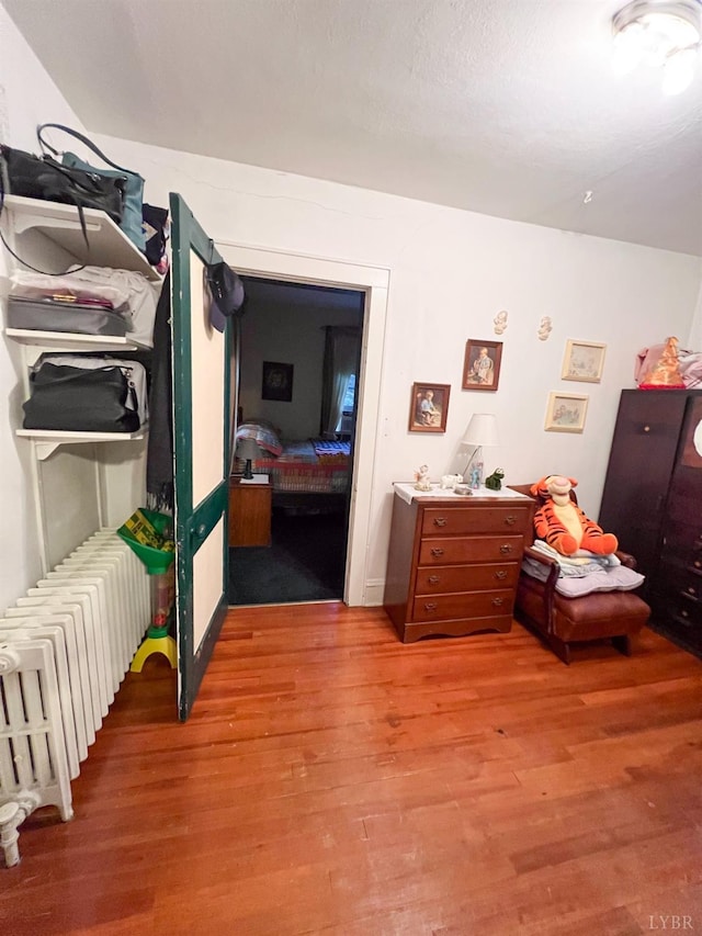 811 Broad St, Altavista, VA 24517 - interior space with light hardwood / wood-style floors and radiator