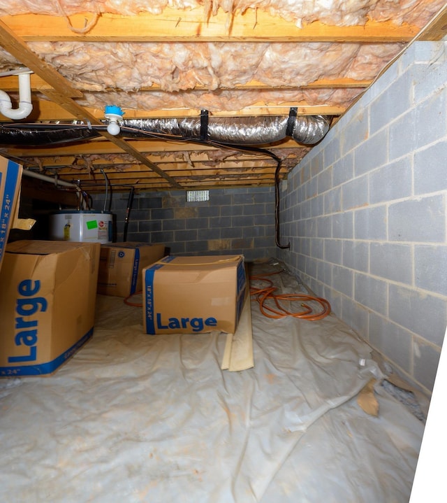 906 8th St, Lynchburg, VA 24504 - basement featuring water heater
