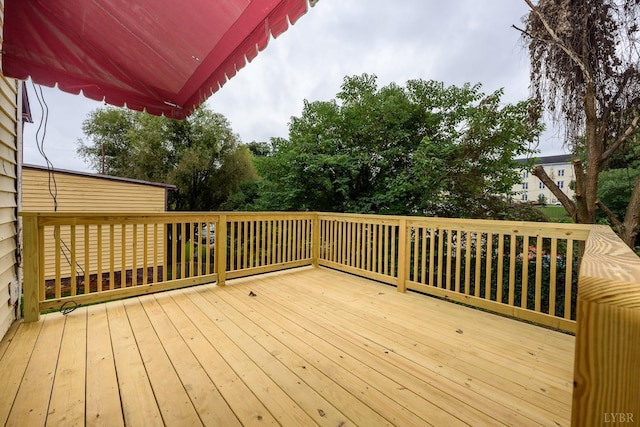 906 8th St, Lynchburg, VA 24504 - view of wooden deck