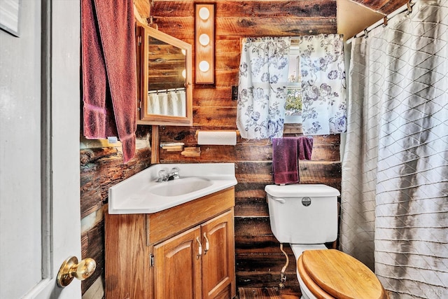 1155 Gaston Rd, Vinton, VA 24179 - full bath featuring vanity, toilet, and a shower with curtain