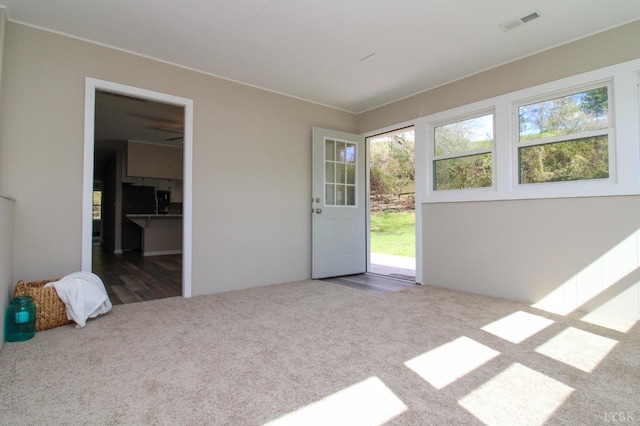 5427 Snake Creek Rd, Stuart, VA 24343 - interior space with visible vents and carpet