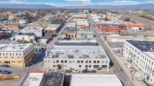 400 SW Salem Ave Unit 2B, Roanoke, VA 24016 - birds eye view of property with a mountain view