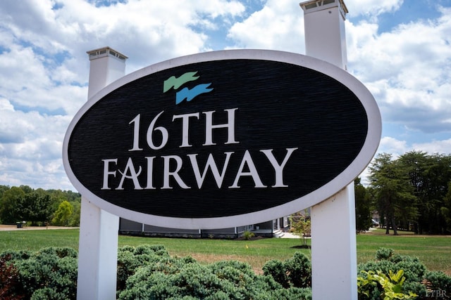 1161 Golf View Ct, Huddleston, VA 24104 - view of community / neighborhood sign