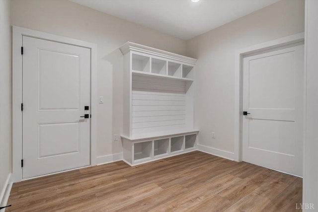 1161 Golf View Ct, Huddleston, VA 24104 - mudroom featuring light wood-type flooring and baseboards