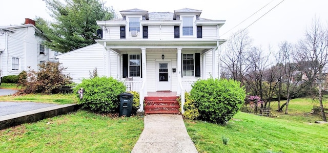 4065 Fort Ave, Lynchburg, VA 24502 - view of front of house featuring a porch and a front lawn