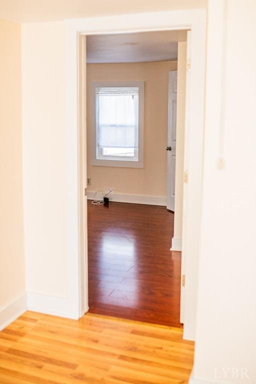 67 Lentz Ln, Shipman, VA 22971 - hall featuring wood finished floors and baseboards