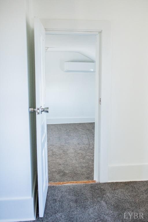 67 Lentz Ln, Shipman, VA 22971 - hall featuring carpet and a wall mounted AC