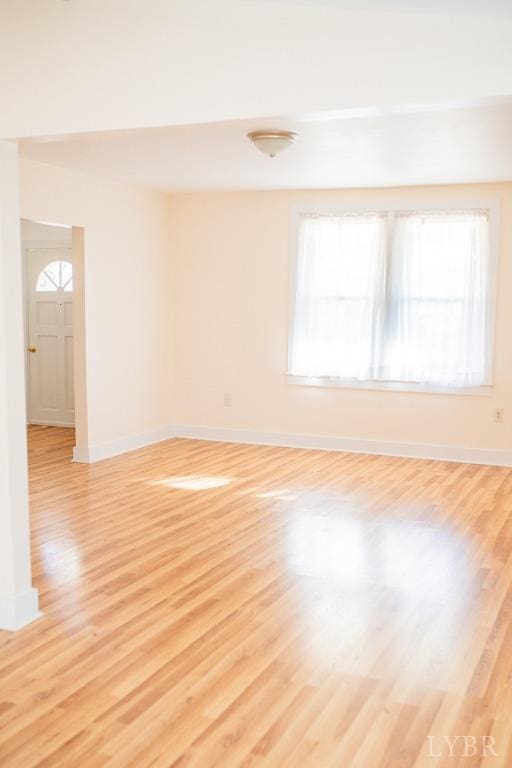 67 Lentz Ln, Shipman, VA 22971 - spare room featuring light wood-style flooring and baseboards