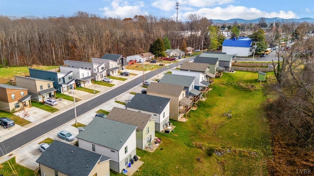 3047 Fulton St, Lynchburg, VA 24501 - aerial perspective of suburban area featuring mountains and a heavily wooded area
