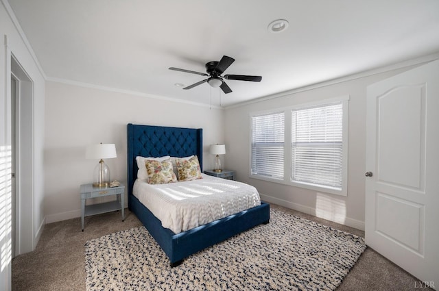 899 Union Hill Rd, Amherst, VA 24521 - carpeted bedroom featuring ceiling fan and ornamental molding