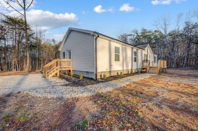899 Union Hill Rd, Amherst, VA 24521 - view of home's exterior featuring a deck