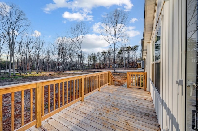 899 Union Hill Rd, Amherst, VA 24521 - wooden deck with view of scattered trees
