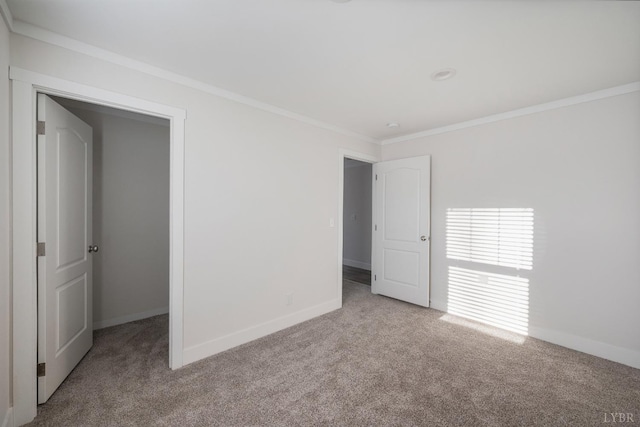 899 Union Hill Rd, Amherst, VA 24521 - carpeted empty room with ornamental molding and baseboards