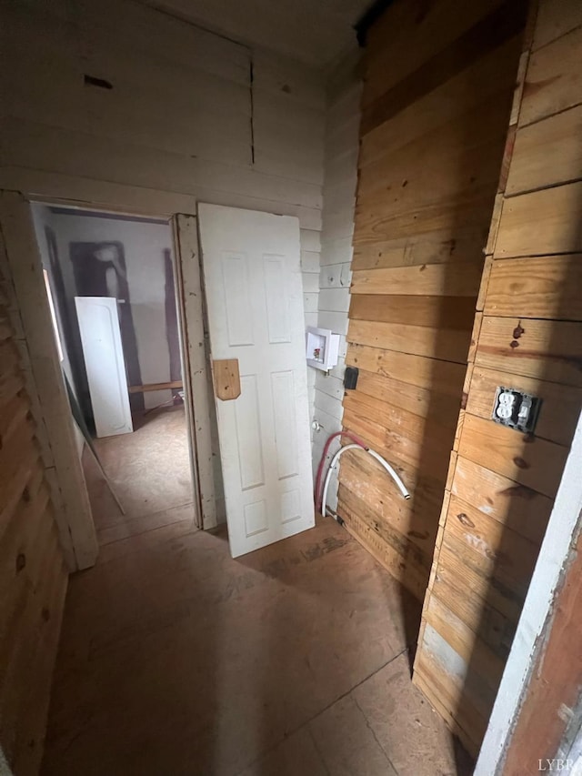 1014 Buchanan St, Lynchburg, VA 24501 - hall featuring wooden walls