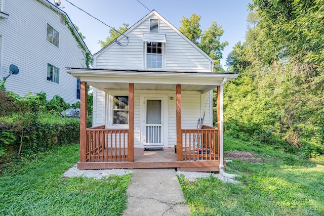 1930 Vine St, Lynchburg, VA 24501 - view of front of home with covered porch