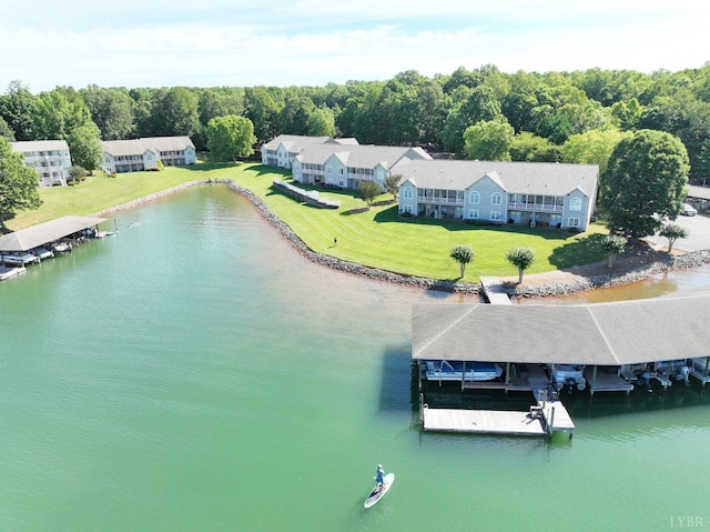 206 Blarney Stone Ct, Huddleston, VA 24104 - drone / aerial view of a large body of water