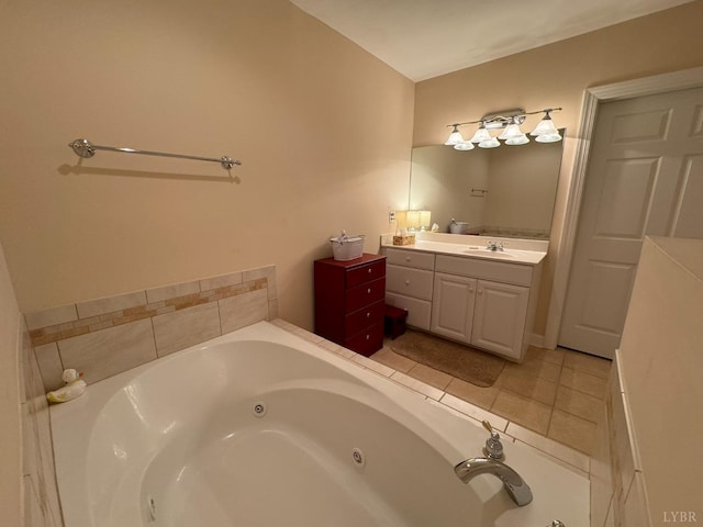 206 Blarney Stone Ct, Huddleston, VA 24104 - full bathroom with a whirlpool tub and vanity