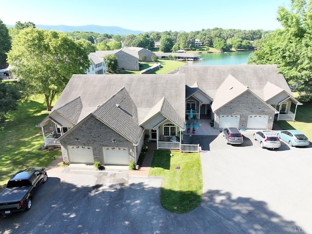 206 Blarney Stone Ct, Huddleston, VA 24104 - view from above of property featuring a large body of water