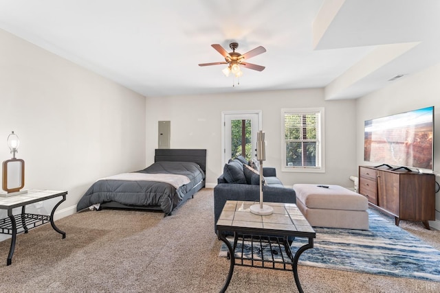 188 Mallard Ln, Lynchburg, VA 24502 - carpeted bedroom with baseboards and electric panel