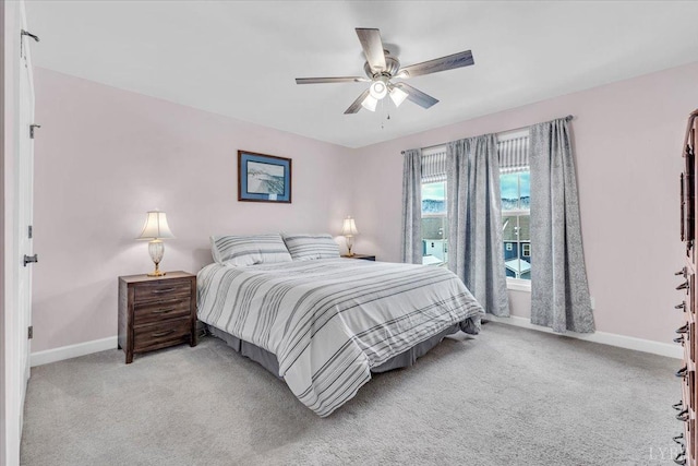 59 Broad St, Daleville, VA 24083 - bedroom featuring a ceiling fan, baseboards, and carpet