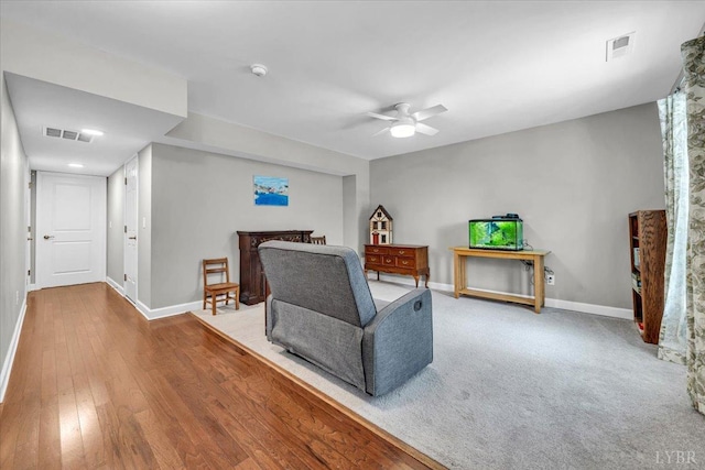 59 Broad St, Daleville, VA 24083 - bedroom with visible vents, baseboards, and hardwood / wood-style flooring