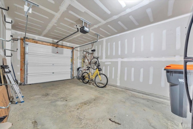 59 Broad St, Daleville, VA 24083 - garage with a garage door opener