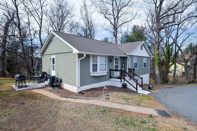 1117 Long Meadows Dr, Lynchburg, VA 24502 - view of front of house featuring a patio area and roof with shingles