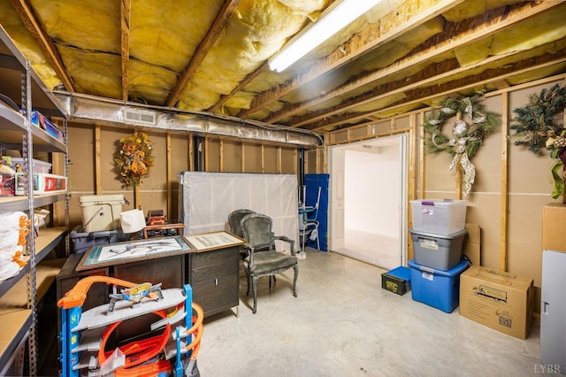 152 Fairwinds Ct, Forest, VA 24551 - view of unfinished below grade area