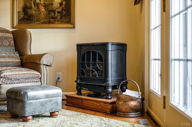 152 Fairwinds Ct, Forest, VA 24551 - sitting room featuring baseboards and wood finished floors
