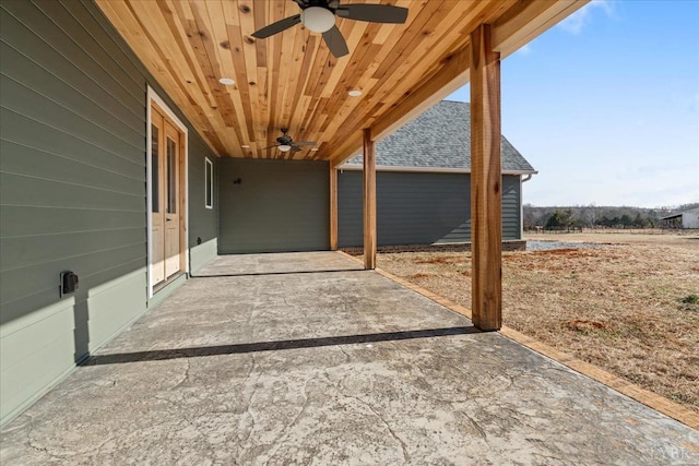 4615 Everett Rd, Forest, VA 24551 - view of patio / terrace featuring ceiling fan