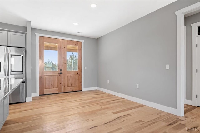 4615 Everett Rd, Forest, VA 24551 - entrance foyer featuring recessed lighting, light wood-style flooring, and baseboards