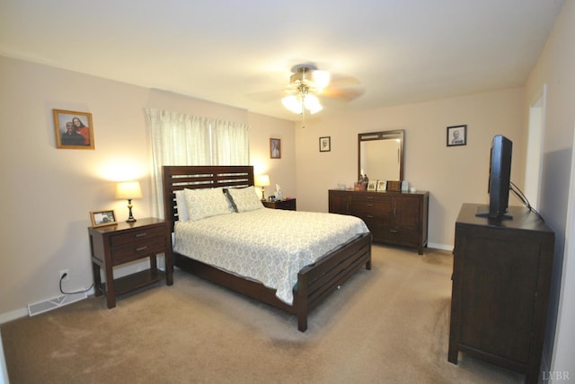 2453 Easome Rd, Hurt, VA 24563 - bedroom featuring carpet floors, baseboards, and a ceiling fan