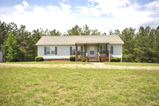2453 Easome Rd, Hurt, VA 24563 - single story home with covered porch and a front lawn