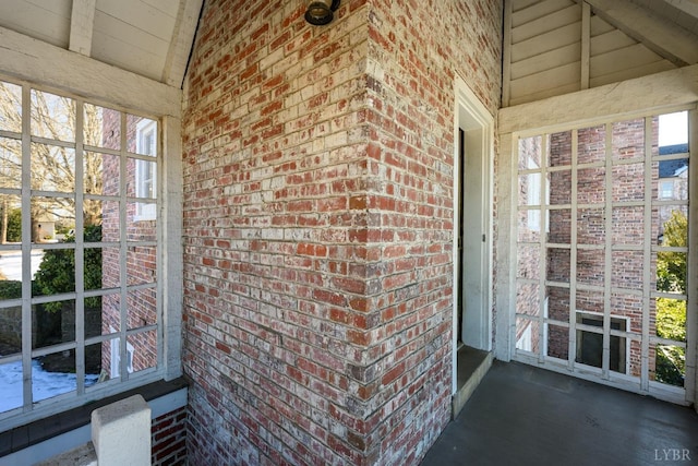 113 Oakwood Pl, Lynchburg, VA 24503 - doorway to property with brick siding
