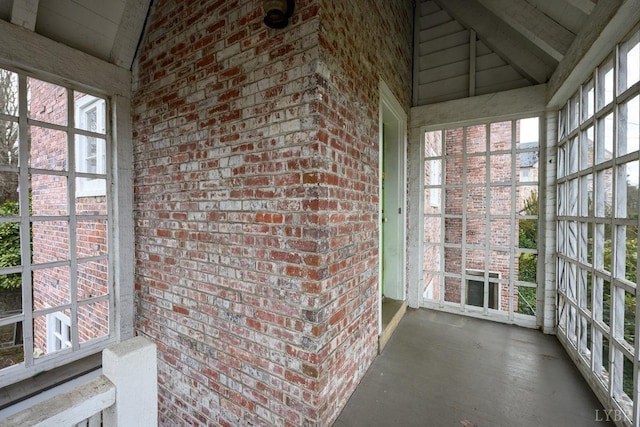 113 Oakwood Pl, Lynchburg, VA 24503 - unfurnished sunroom featuring healthy amount of natural light and lofted ceiling