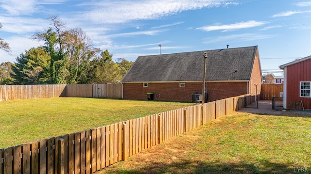 273 Riverbend Rd, Altavista, VA 24517 - view of yard with cooling unit and a fenced backyard