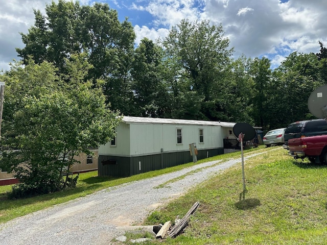 2341 Pocket Rd, Hurt, VA 24563 - view of property exterior with a lawn