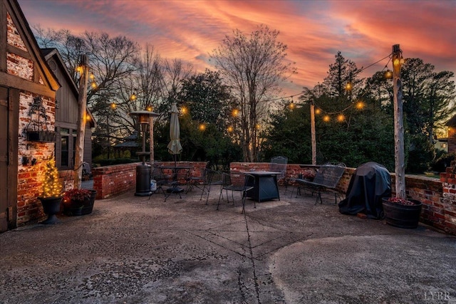 1670 Church St, Appomattox, VA 24522 - view of patio terrace at dusk