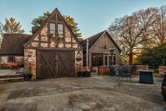 1670 Church St, Appomattox, VA 24522 - view of front of home with a patio and an outdoor fire pit