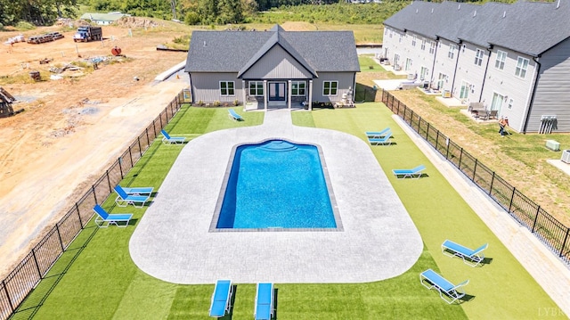 38 Emanuel Ct, Lynchburg, VA 24502 - view of swimming pool featuring a fenced backyard and a patio