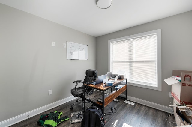 38 Emanuel Ct, Lynchburg, VA 24502 - home office with plenty of natural light and dark wood-style floors